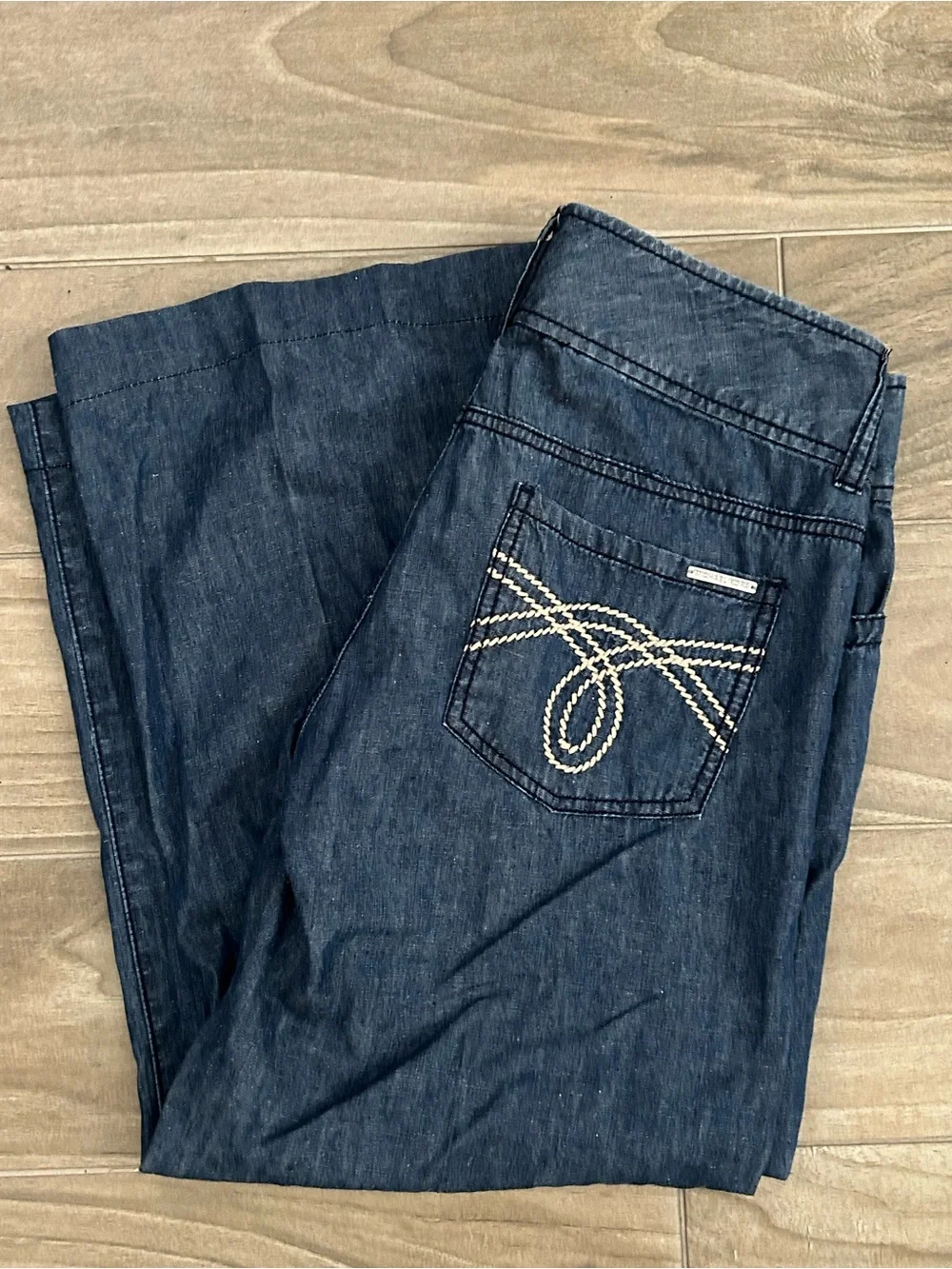 Michael Kors Wide Leg Cropped Culotte Jeans | Size 6